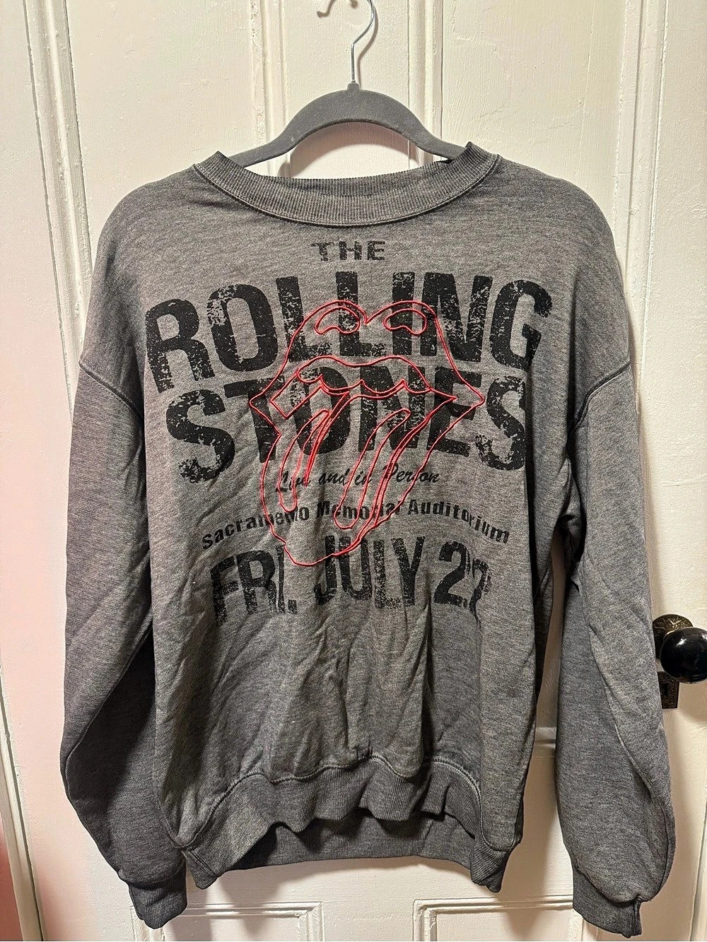 The Rolling Stones Sacramento Memorial Auditorium Concert Graphic Sweatshirt